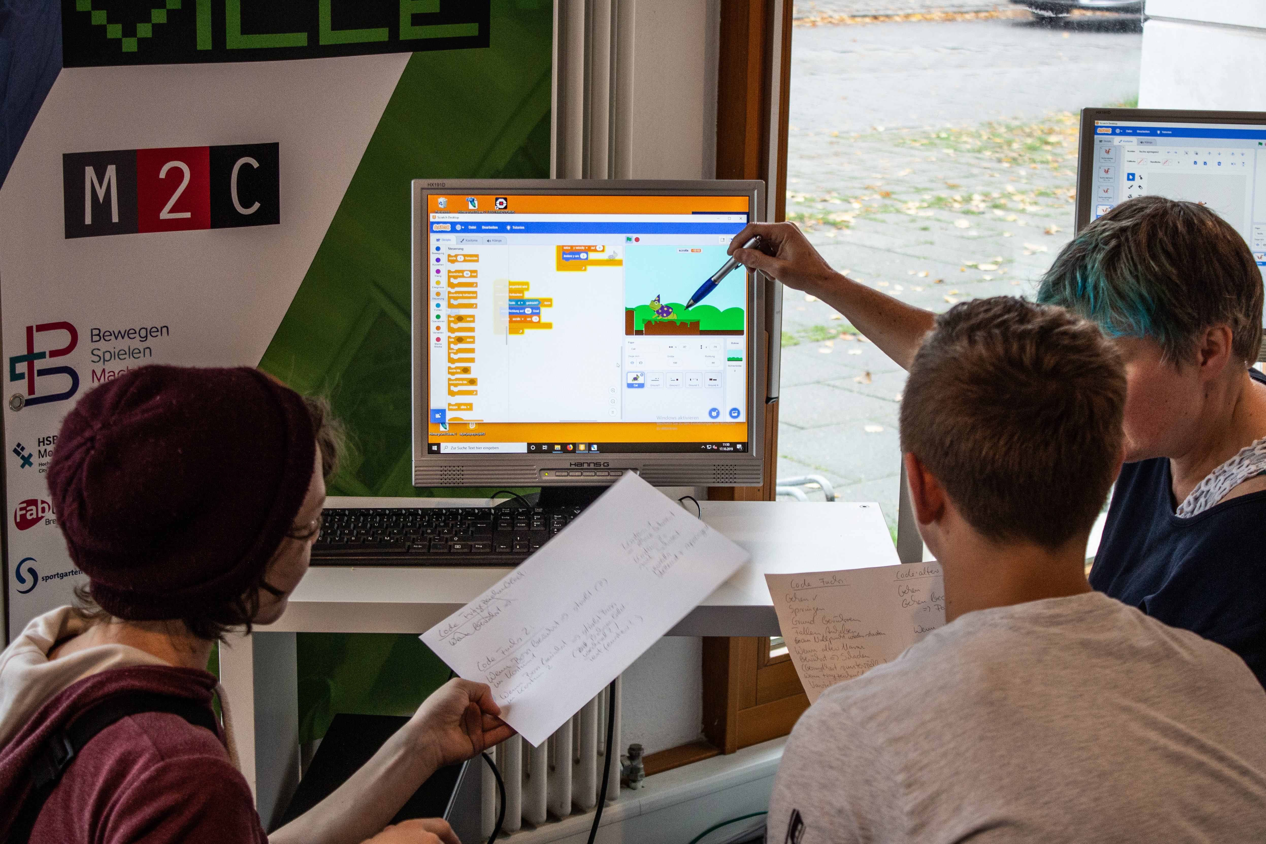 Planung eines Jump 'n' Runs in Scratch