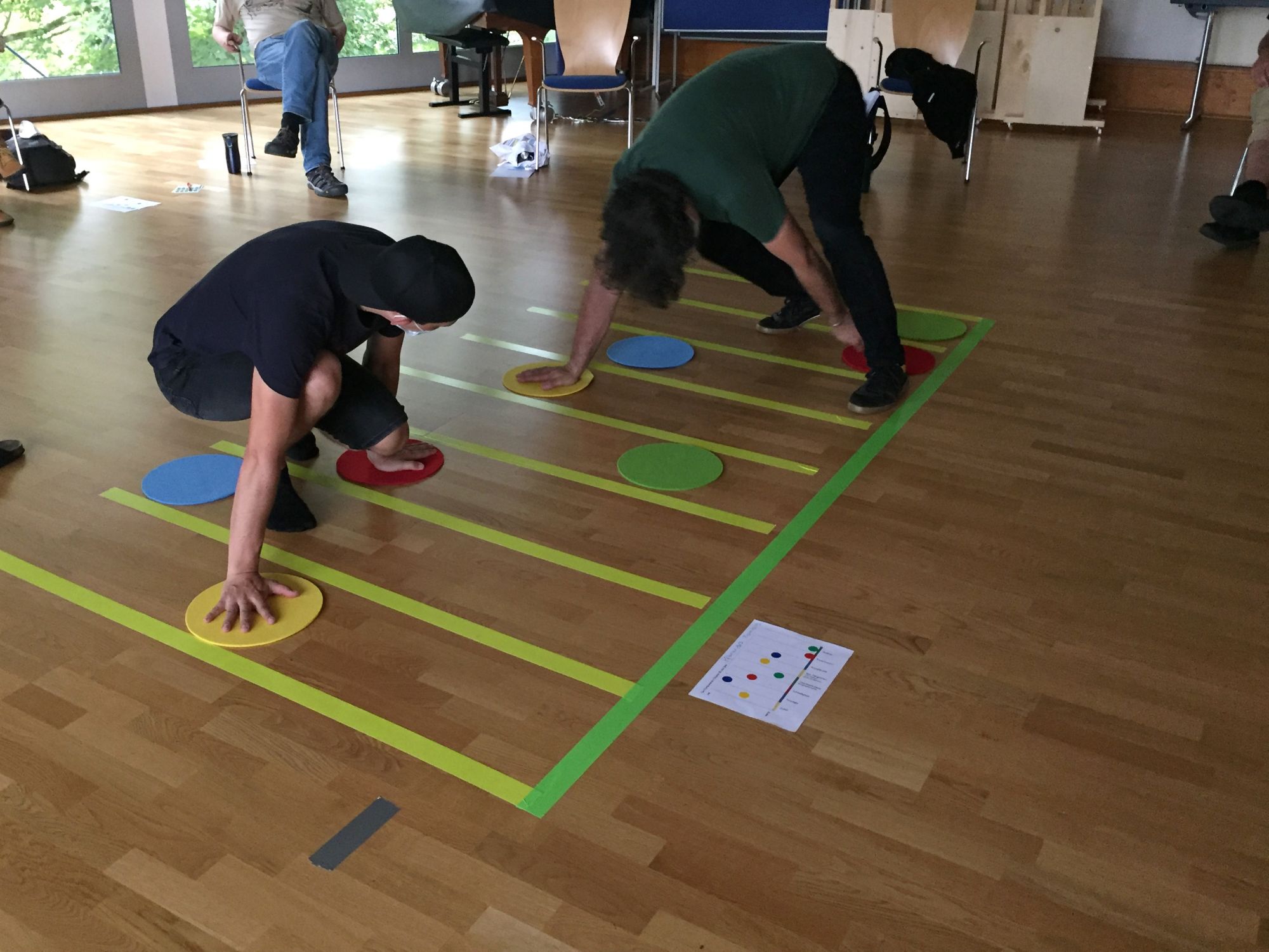 Foto vom Spiel Twister mit dem Komponenten-Checker